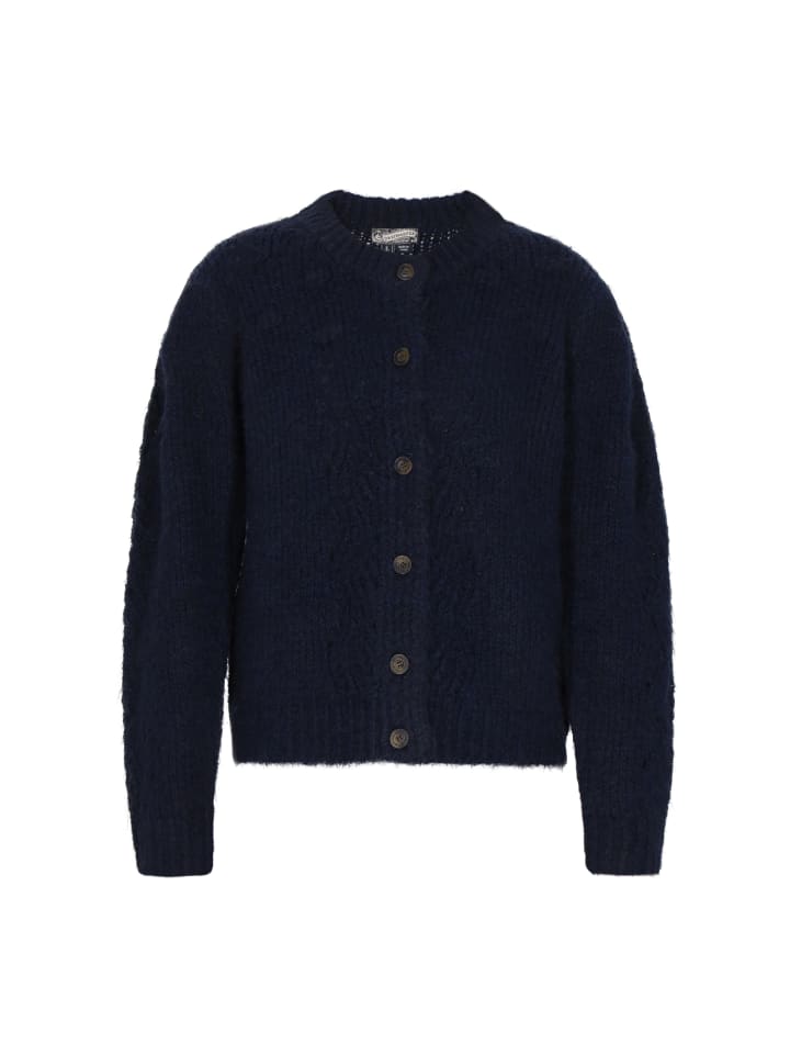 

DreiMaster Женский кардиган темно-синего цвета