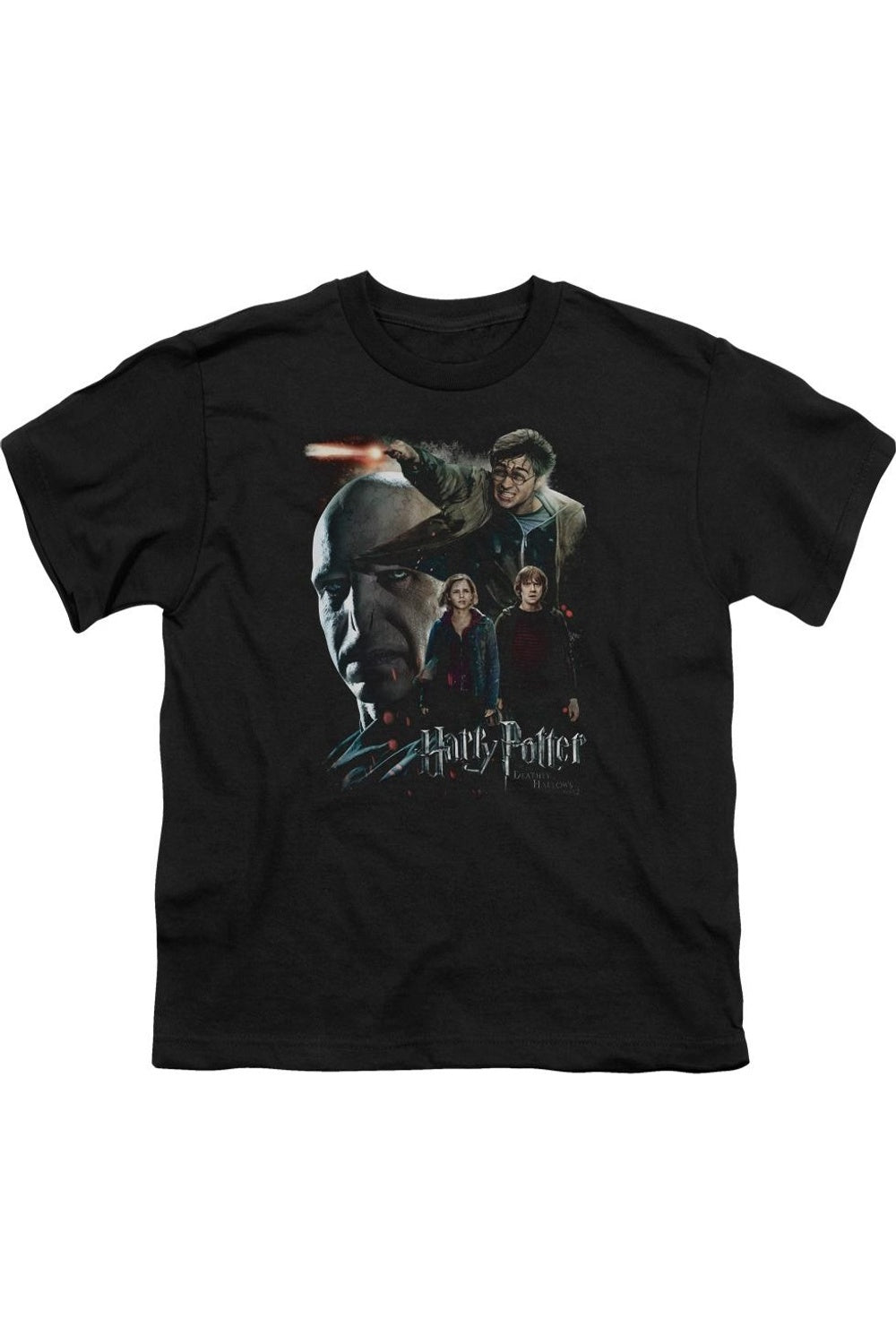 

Футболка с коротким рукавом "Финальная битва Гарри Поттера" для детей Gildan, черный