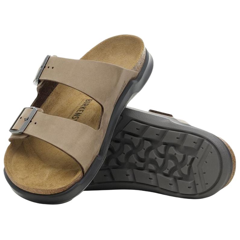 Сандалии Birkenstock Arizona Crosstown Men Oiled Leather, бежевый — фото 4