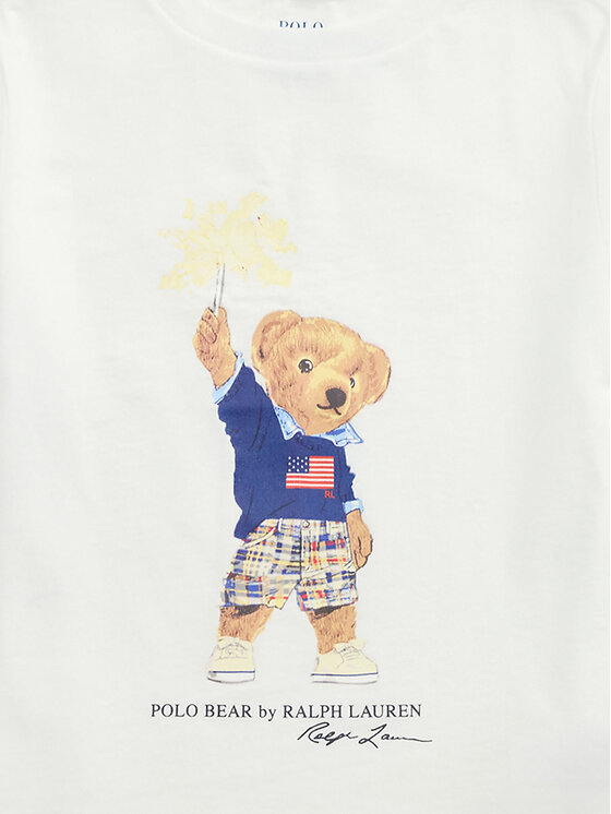 Футболка обычного кроя 322979103002 Polo Ralph Lauren, белый — фото 3