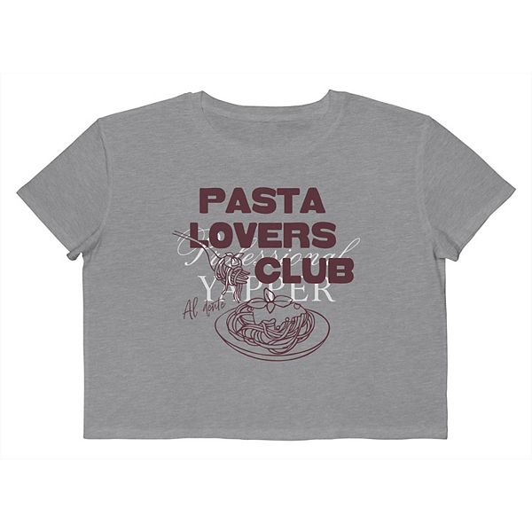 

Juniors' Grayson Threads The Label Pasta Lovers Club укороченная футболка с принтом Unbranded