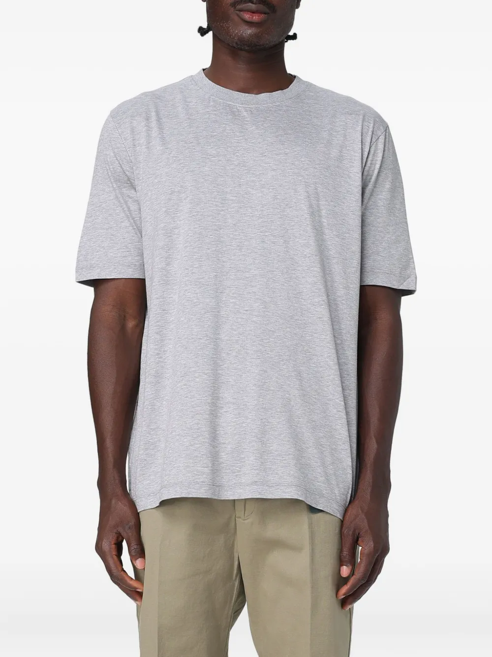 

Футболка с короткими рукавами Zanone, серый