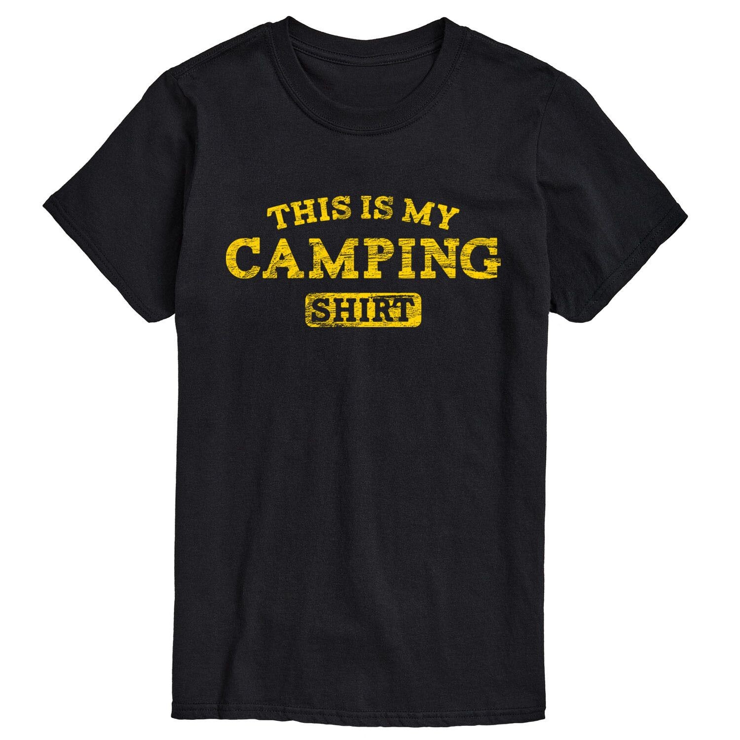 

Футболка Big & Tall This is My Camping Shirt Licensed Character