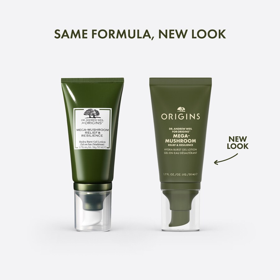 Патчи под глаза Origins — Доктор Эндрю Вейл для Mega-Mushroom Relief & Resilience Hydra Burst Gel Lotion, 50 мл — фото 2