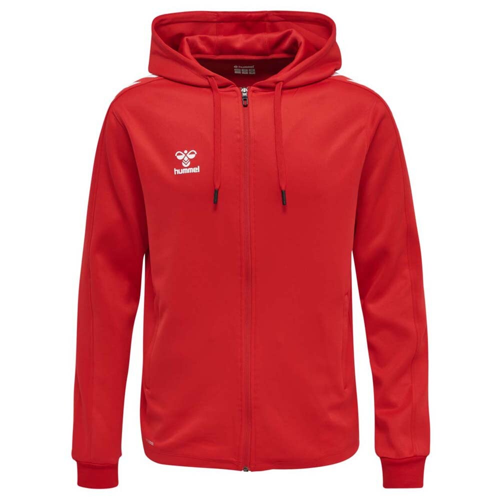 

Толстовка Hummel Core XK Poly Full Zip, красный