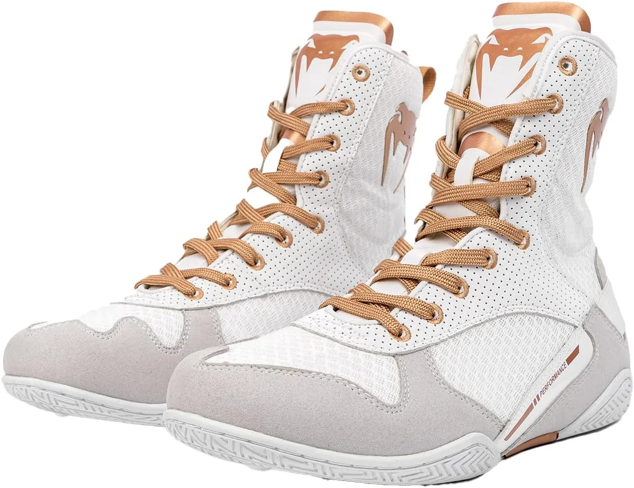 Боксерские ботинки Venum Unisex Adult Elite, белый — фото 2