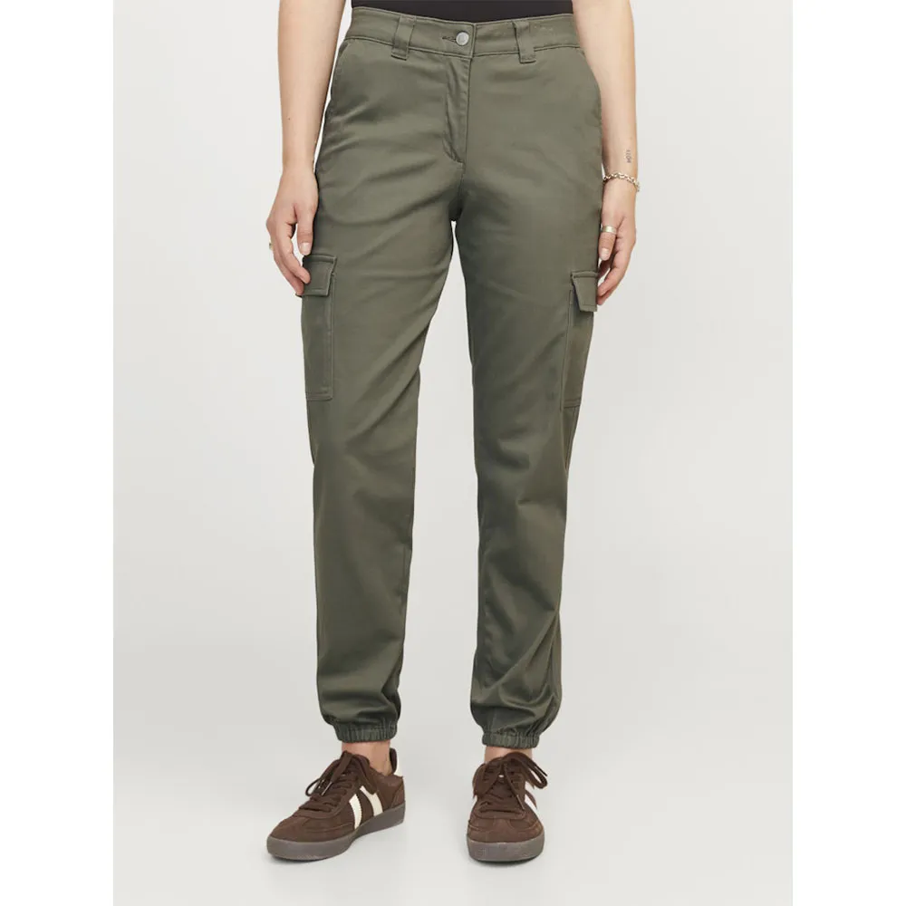 

Брюки карго Jack & Jones Kendal Zoe Reg Ankle JJXX, зеленый