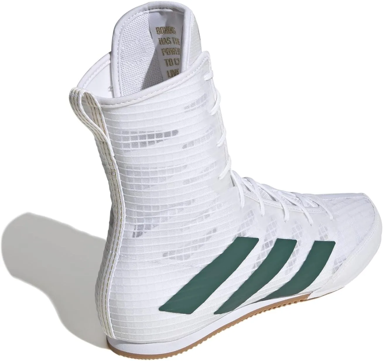 Кроссовки Adidas Box Hog 4 унисекс для взрослых, черный/зеленый — фото 4