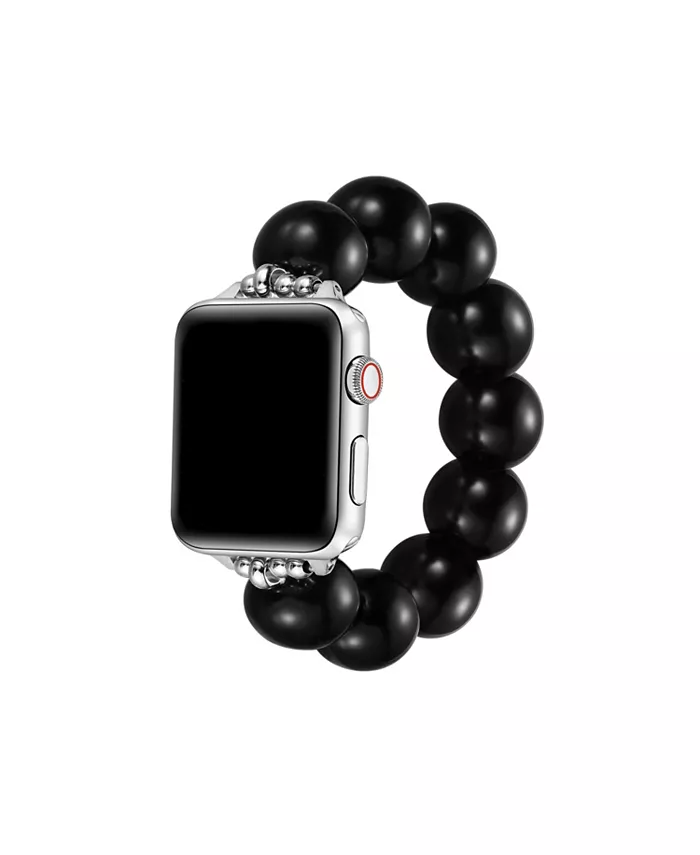 

Фиолетовый браслет с искусственным жемчугом для Apple Watch 40, 41, 42 мм Posh Tech, черный