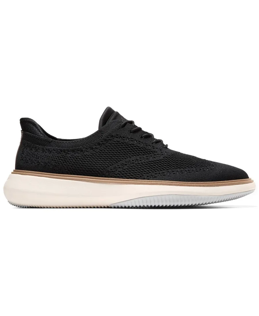 Мужские оксфордские туфли Grand Phaze Stitchlite Quick-On на шнуровке Cole Haan, черный — фото 2
