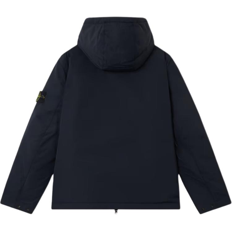 Застегивающаяся на молнию толстовка с капюшоном STONE ISLAND, синий — фото 3