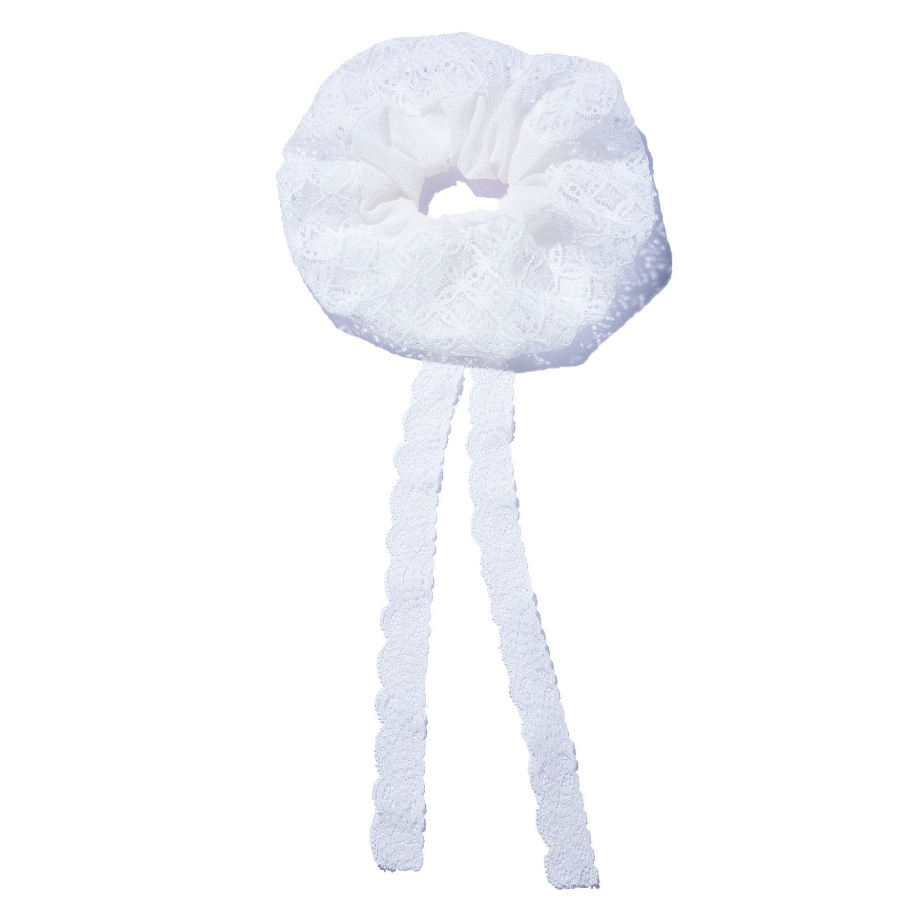 IRIS 47/kaleid shushu/Kaleid scrunchie Iris47, WHITE — фото 3