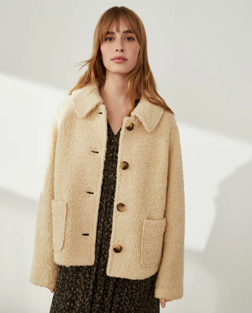 

Женское полупальто с карманами Southern Cotton, цвет 150 Vainilla
