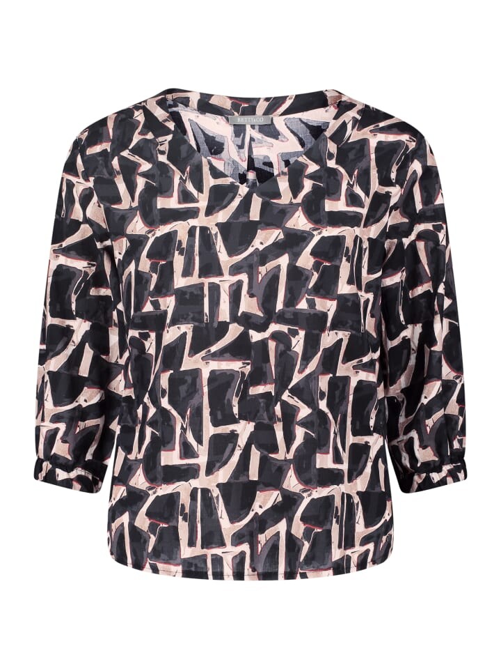 

Блуза BETTY & CO, цвет taupe/black