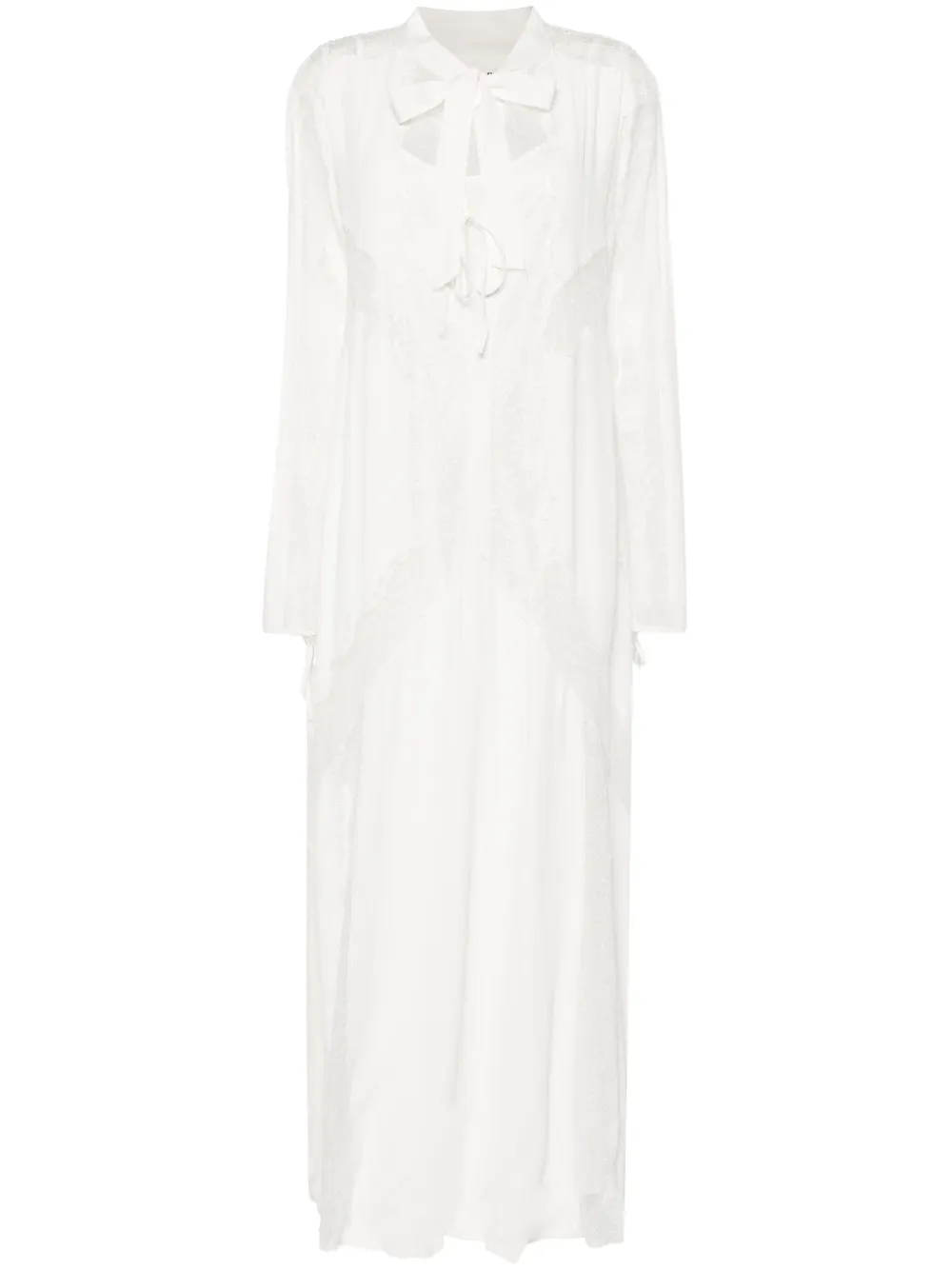 

Платье макси Ram P.A.R.O.S.H., белый