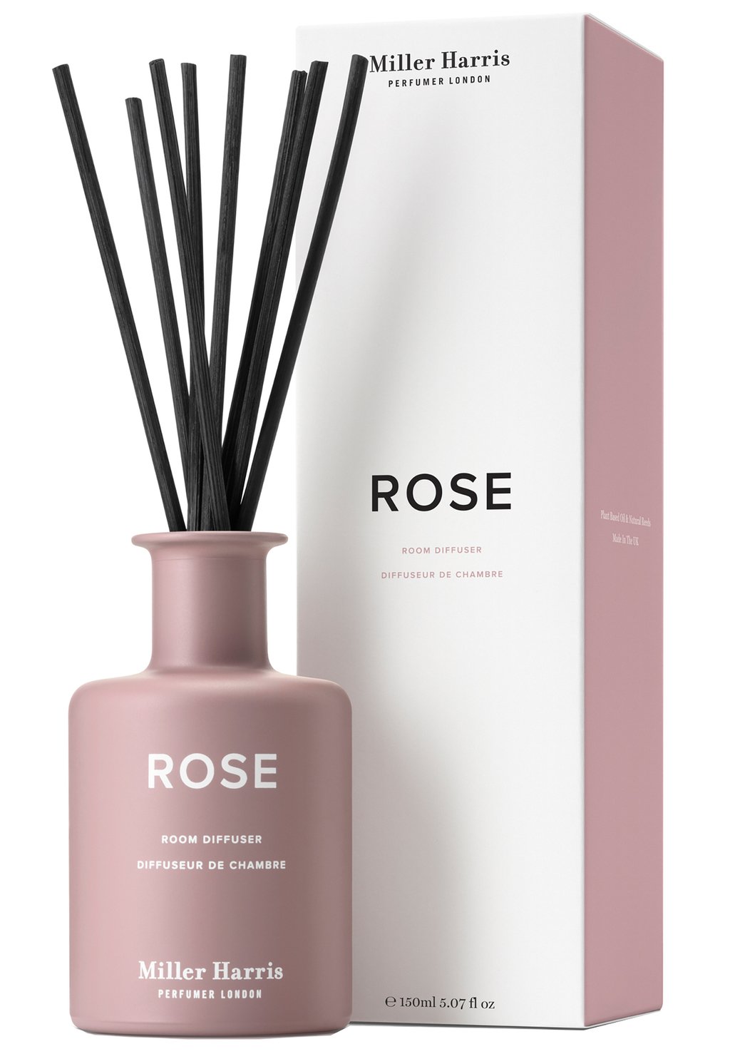 

Аромат для комнаты MILLER HARRIS RAUMDIFFUSER ROSE SCENTED DIFFUSER, цвет transparent