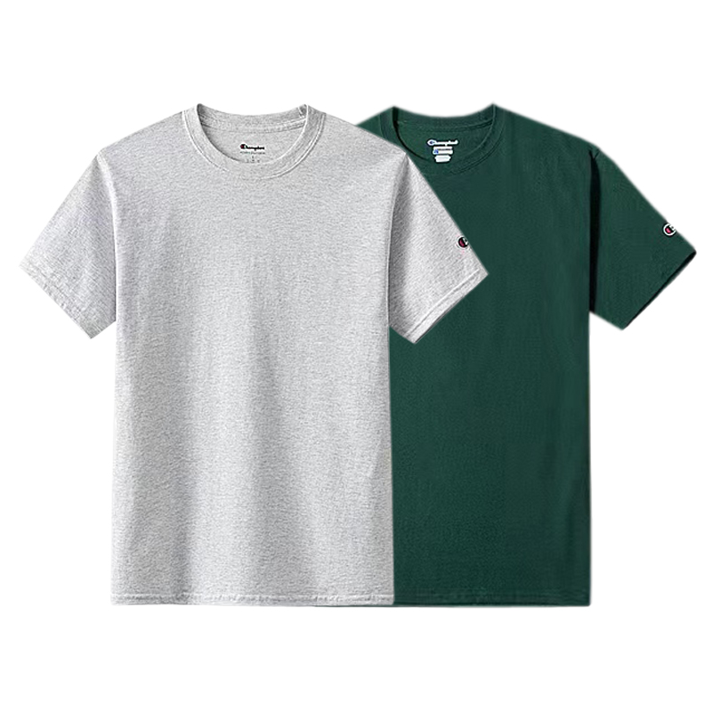 

Футболка унисекс Champion, 2 Pack (White Gray+Navy Blue)