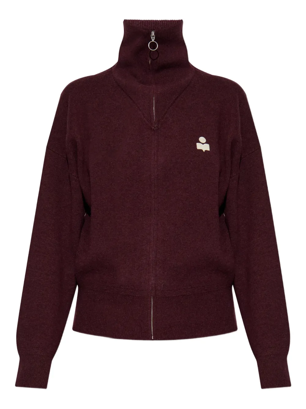 

Кардиган на молнии с высоким воротом MARANT ÉTOILE, красный