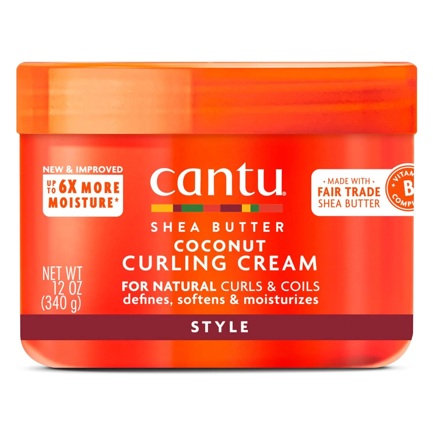 Крем для формирования локонов «Shea Butter Coconut Curling Cream» от Cantu, 4 шт. Shea Moisture