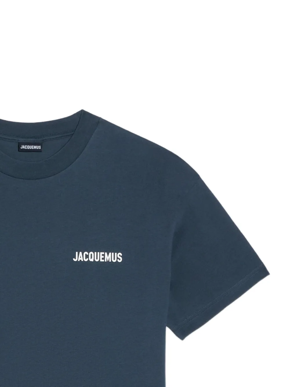 Хлопковая футболка Jacquemus, синий — фото 2