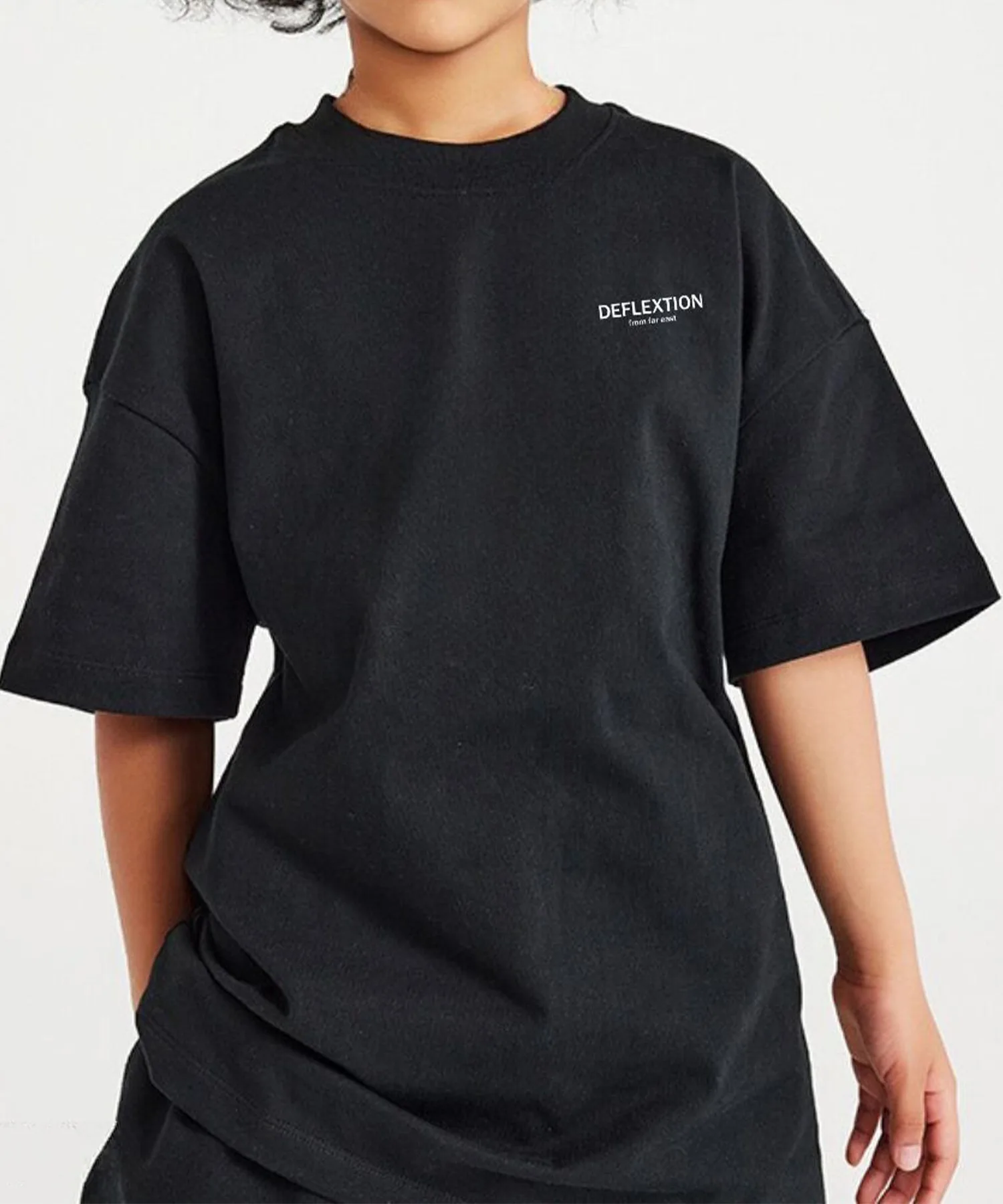 Футболка с логотипом DEFLEXTION logoTee чёрная