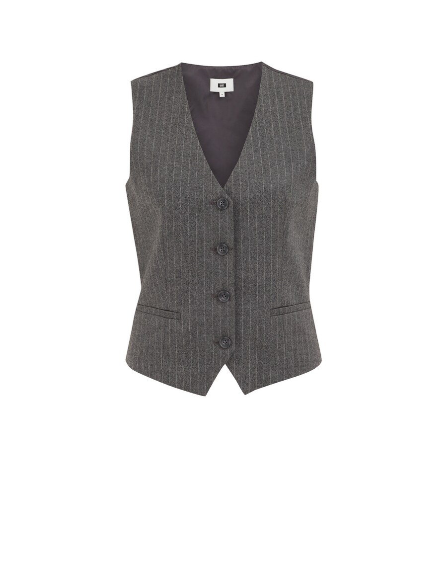 

Жилет WE Fashion, цвет Light grey/Dark grey