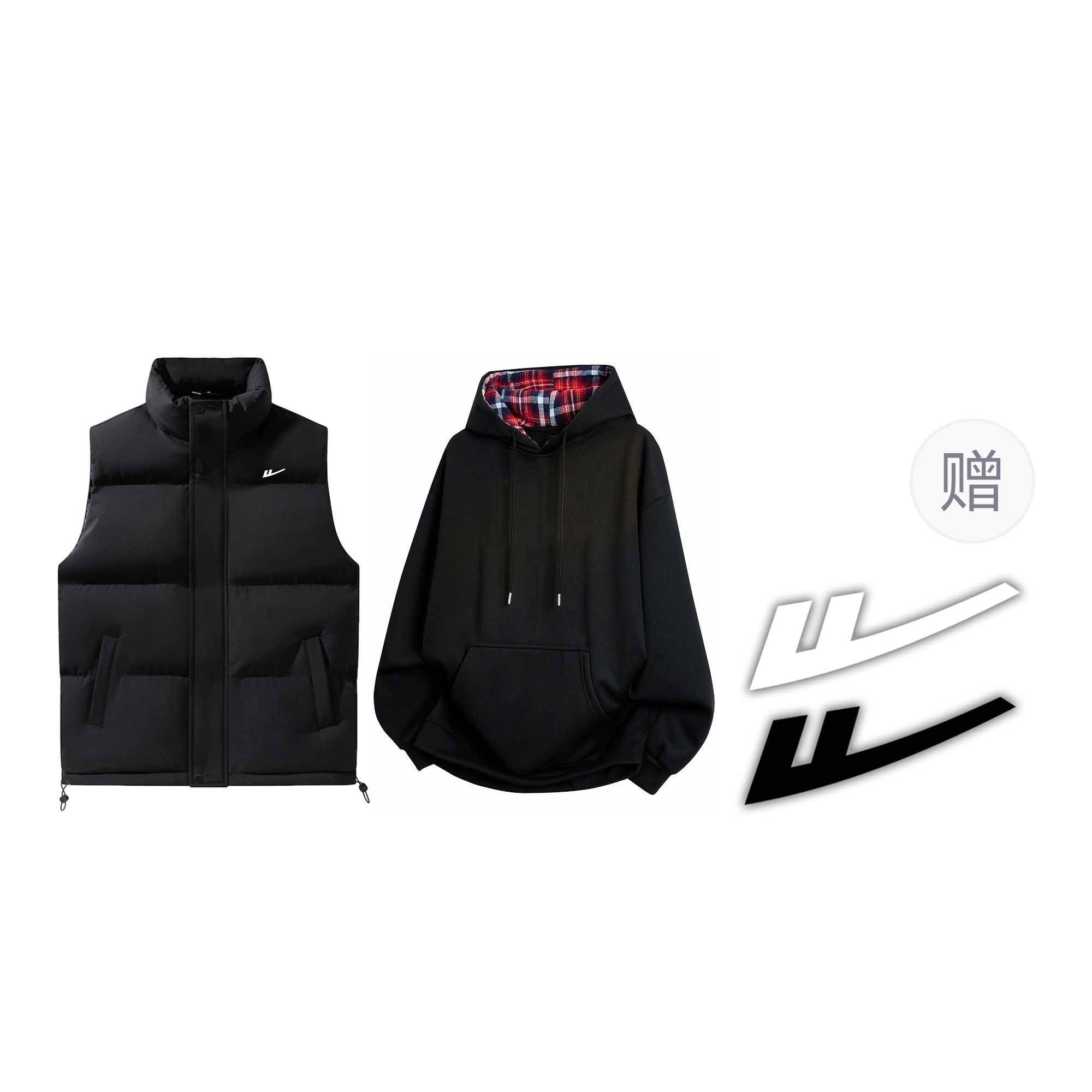 

Свитшот из коллекции Feather Wings, унисекс WARRIOR, черный vest+черный sweatshirt