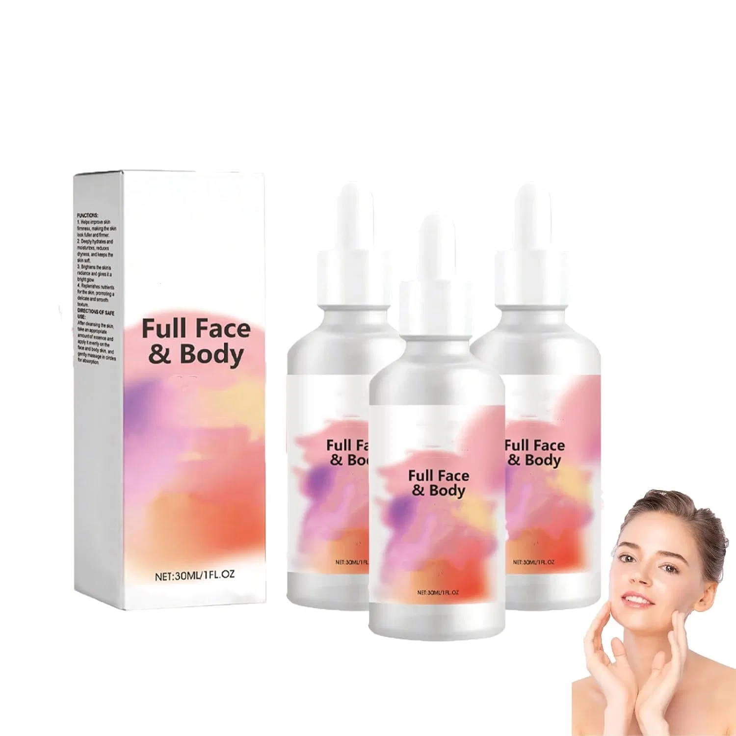 Сыворотка Yxcully — Для лица и тела лифтинг-эффектом , 3 Pieces, 30 мл