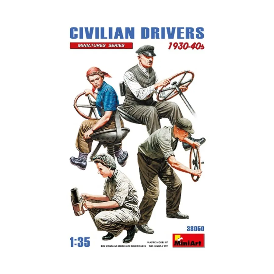 

Гражданские водители 1930-40-х годов, Miniatures Series (1:35) (MiniArt Models)