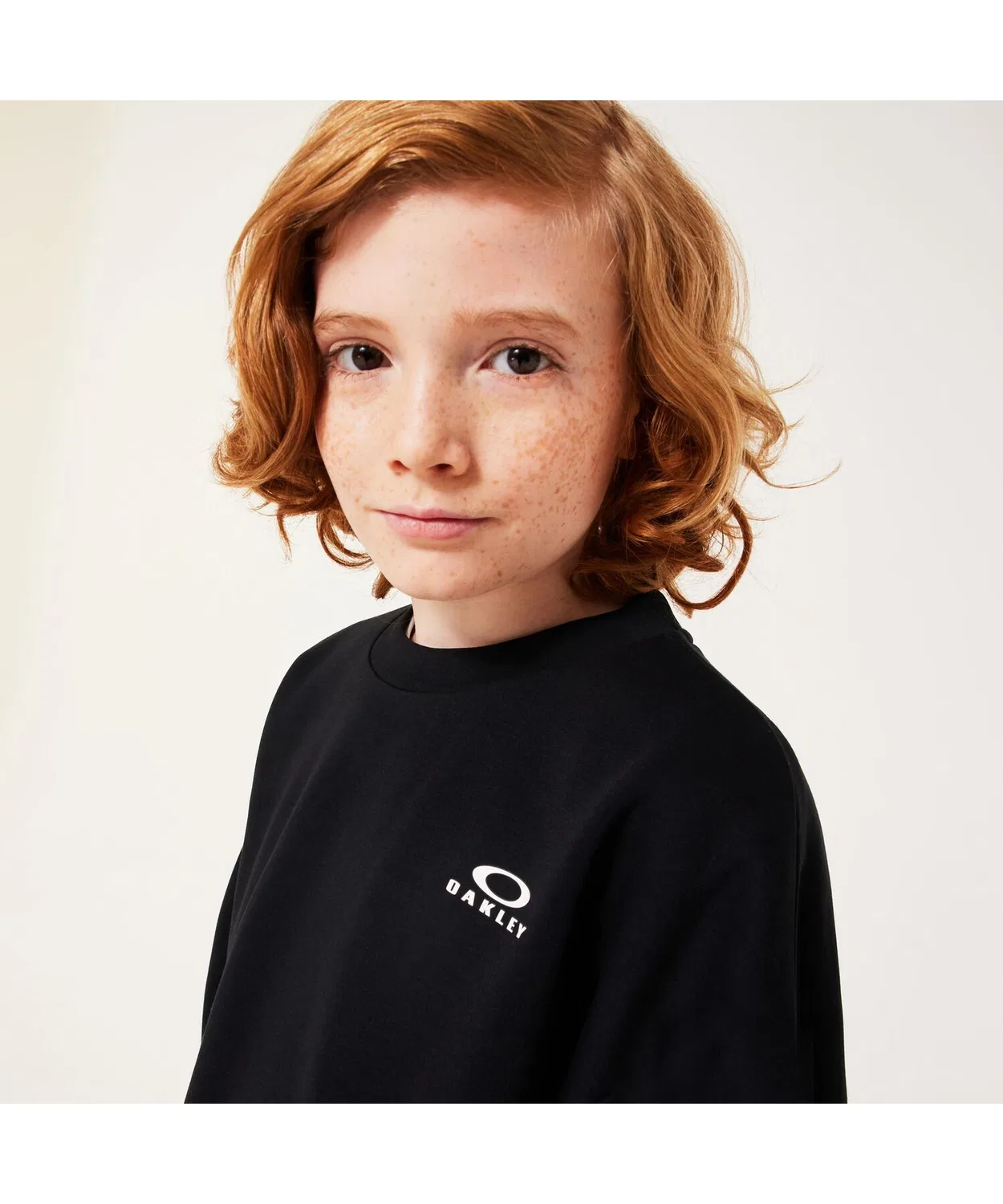 Флисовая кофта OAKLEY с капюшоном, детская, чёрная