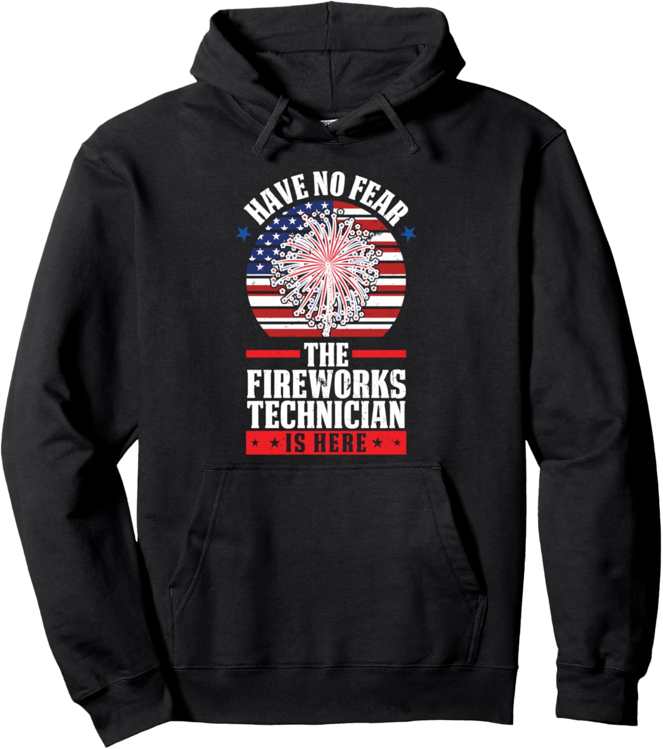 

Толстовка с капюшоном для фейерверков Humor Independance Day & American Flag Gift Ideas, черный