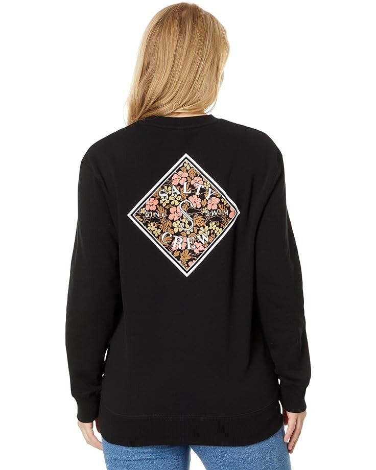 

Толстовка Salty Crew Tippet Fill Crew Sweatshirt, черный