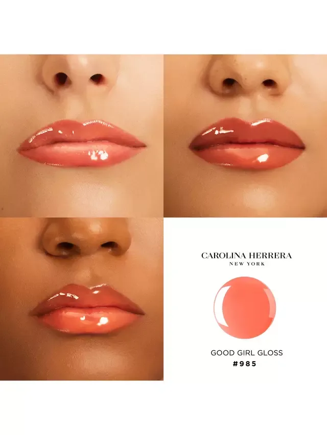 Блеск для губ "Хорошая девочка" Carolina Herrera, 985 Orange Delight — фото 3