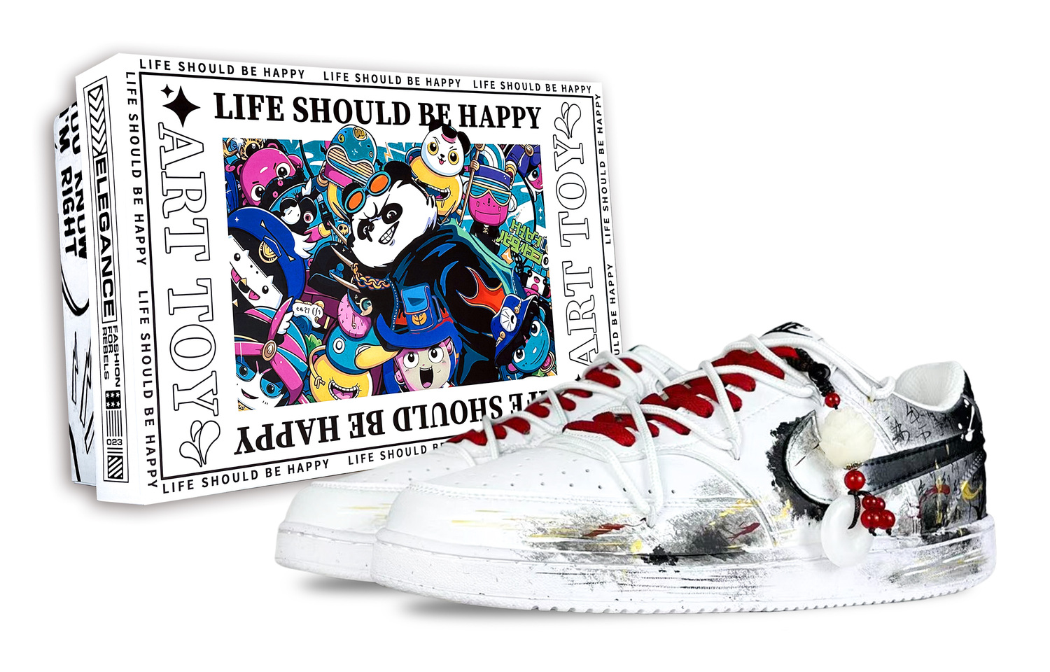 

Nike Кроссовки Court Vision 1 мужские низкие White/Black/Gold