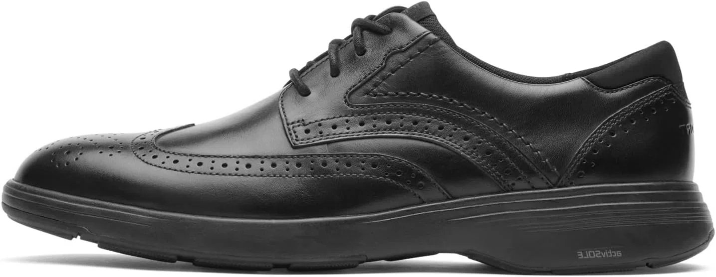 Мужские оксфорды Rockport Noah Wingtip, Black — фото 4