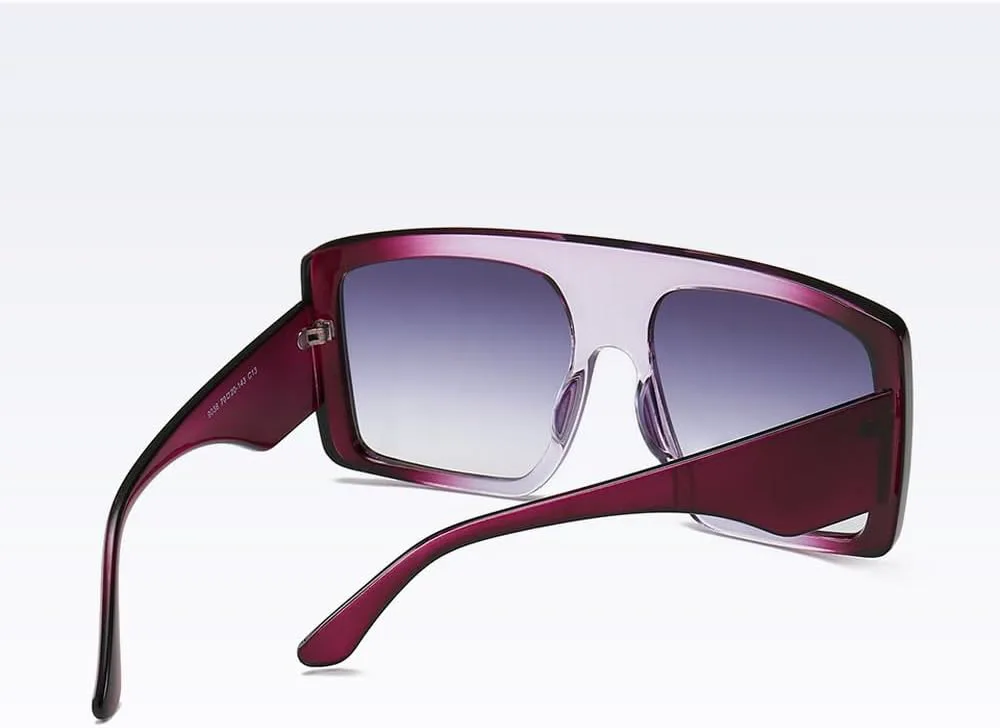 

Винтажные солнцезащитные очки большого размера для женщин, роскошные, модные, в стиле ретро, ​​розовые, с прозрачной оправой, солнцезащитные очки-щиток HVTVTLA, C4