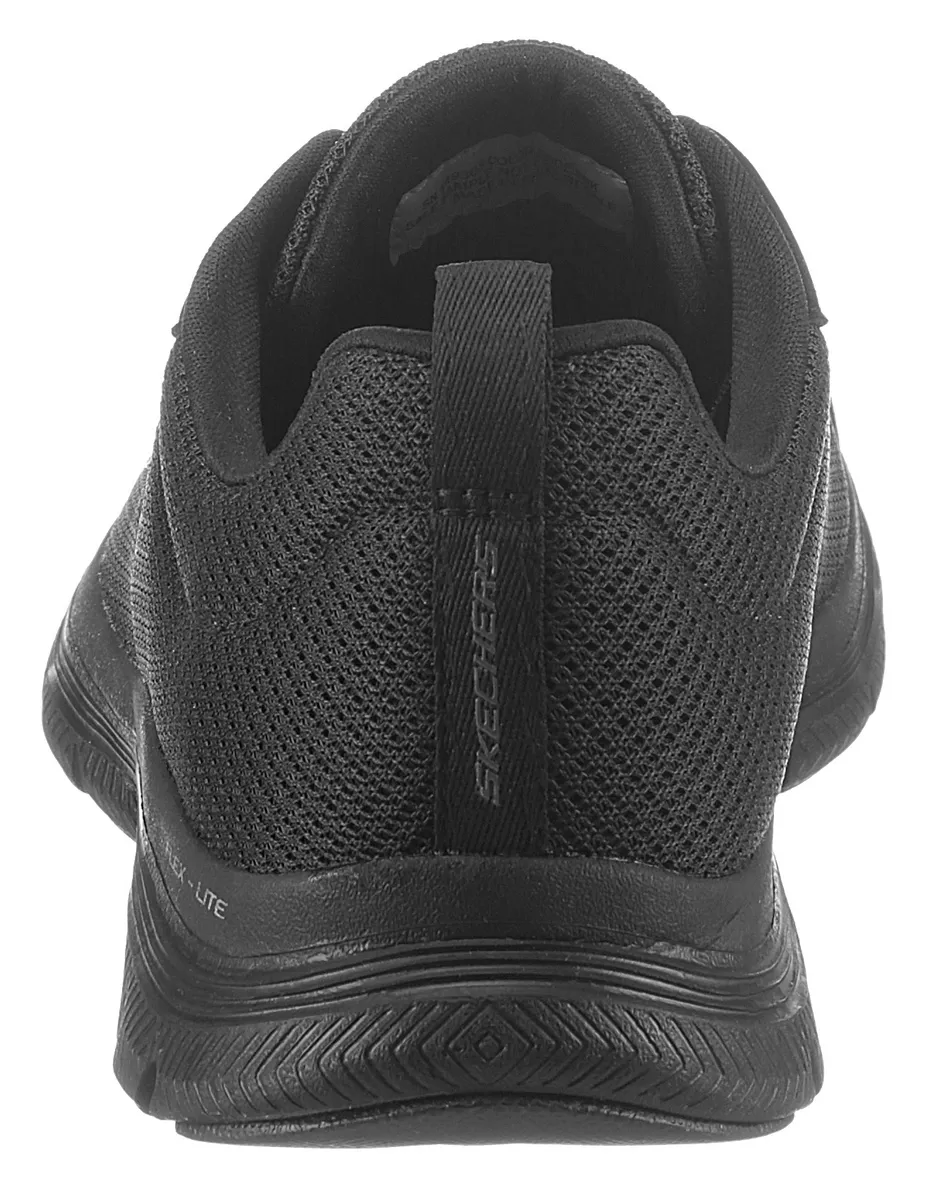 Кроссовки Skechers "FLEX APPEAL 4.0 BRILLINAT VIEW", с пеной с эффектом памяти с воздушным охлаждением, повседневная обувь, полуботинки, туфли на шнуровке, черный — фото 2