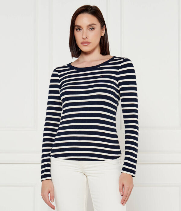 

Блузка Tommy Hilfiger Slim Fit, синий