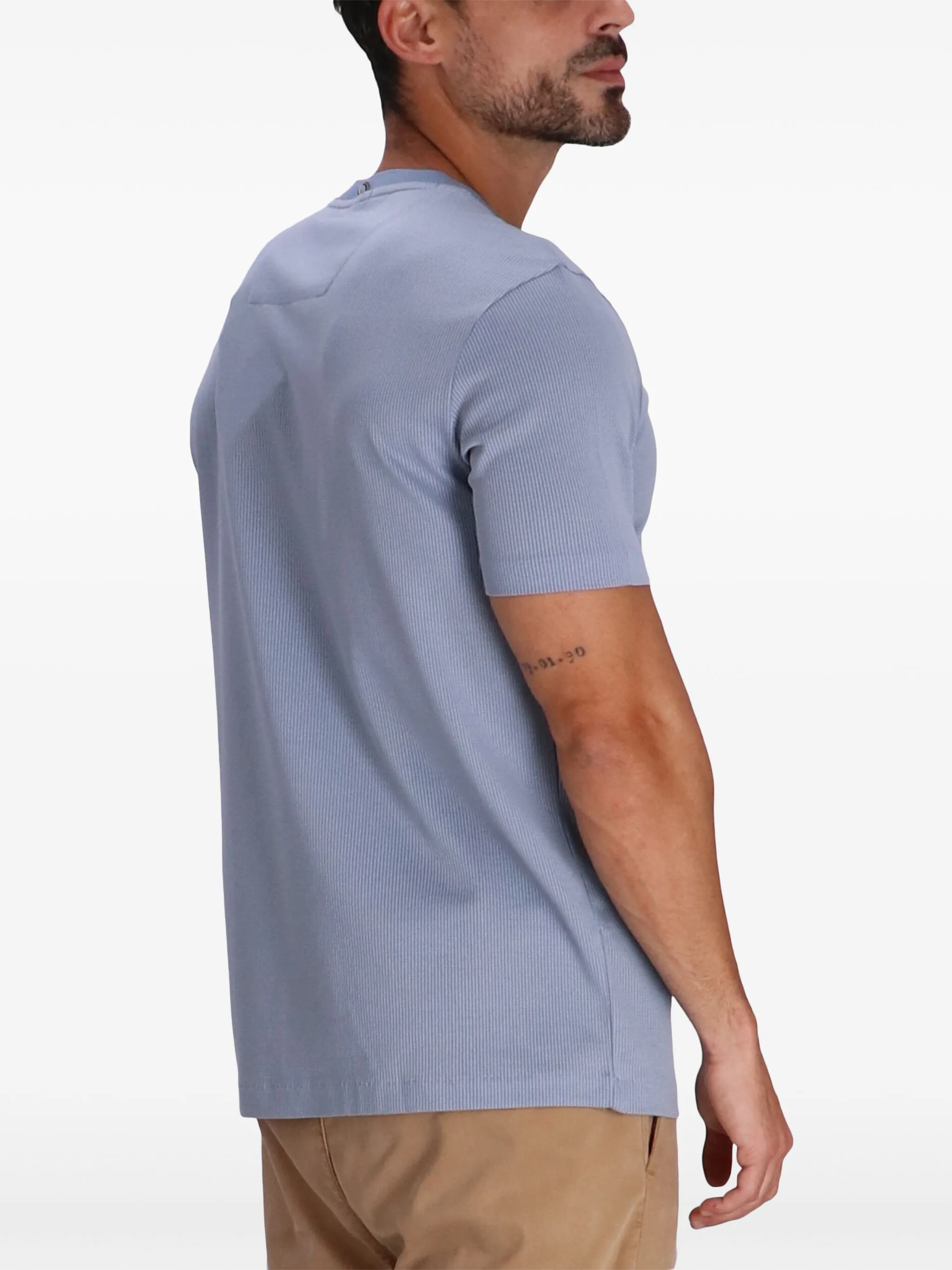 

Футболка в рубчик Boss, синий