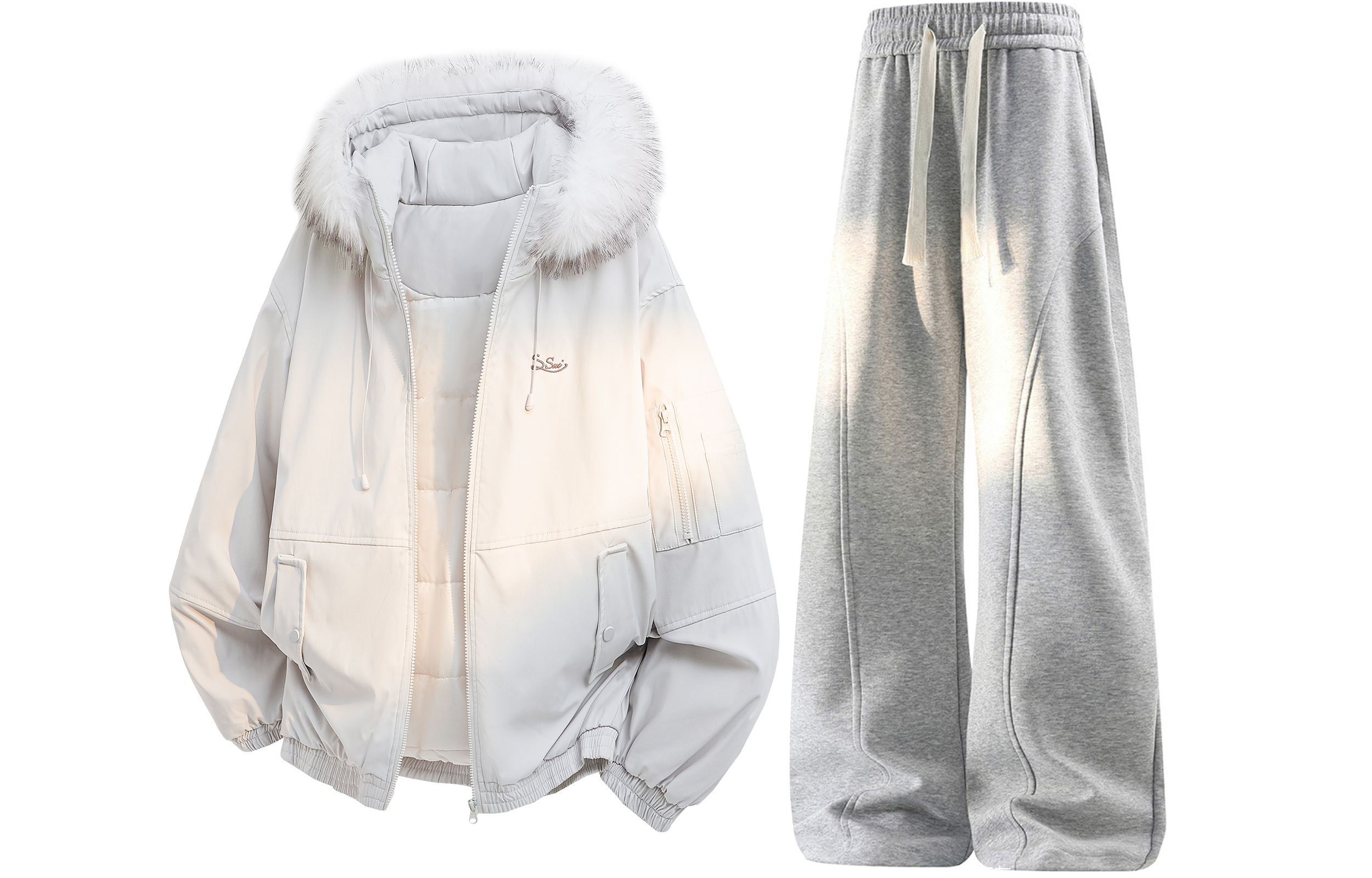 

Повседневный худи Unisex Casual Sportswear X1617, оранжевый mountain hawk coat+белый heather серый sweatpants fleece-lined