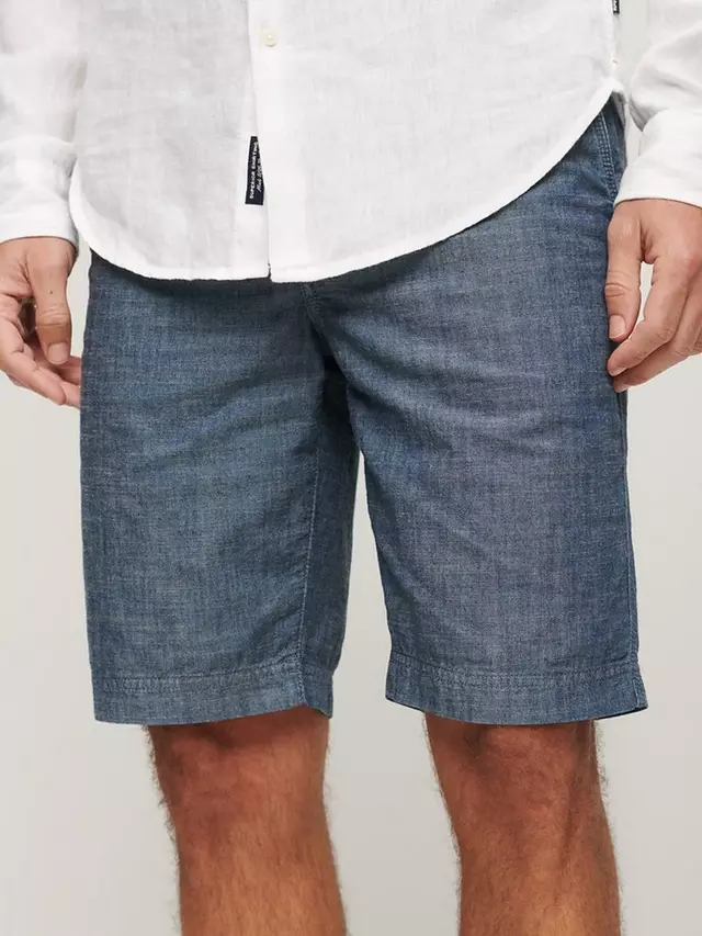 

Шорты Superdry Vintage International Cotton, цвет chambray blue