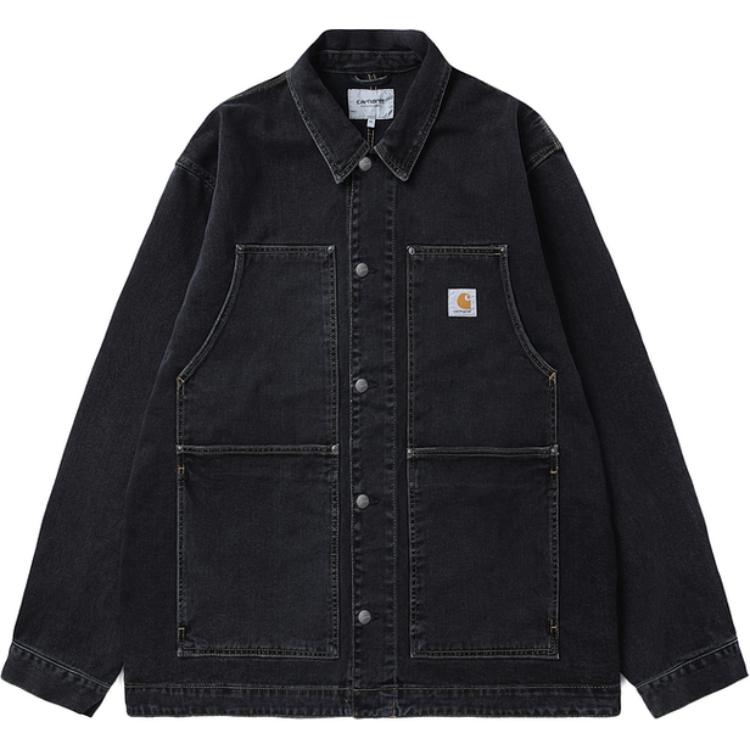 

Carhartt WIP Джинсовая куртка Og double front с двумя карманами, BKX/Black