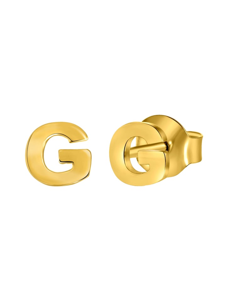 

Серьги из золота 585 пробы "Буква G" Lucardi