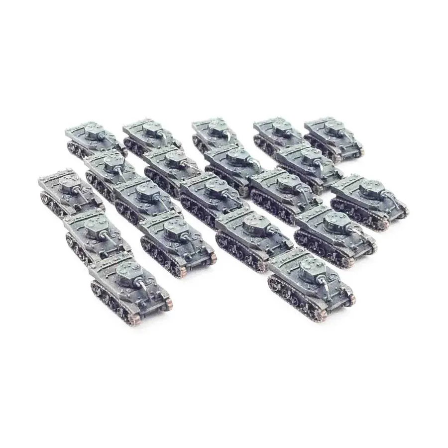 

M5/M5A1 Коллекция Стюарта №9, WWII Micro Armour - United States - Loose Miniatures (1:285)