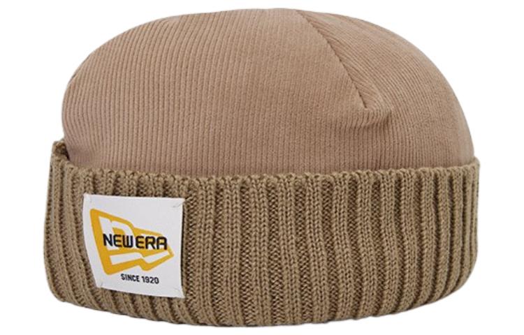 

New Era Трикотажная шапка унисекс коричневая, Brown