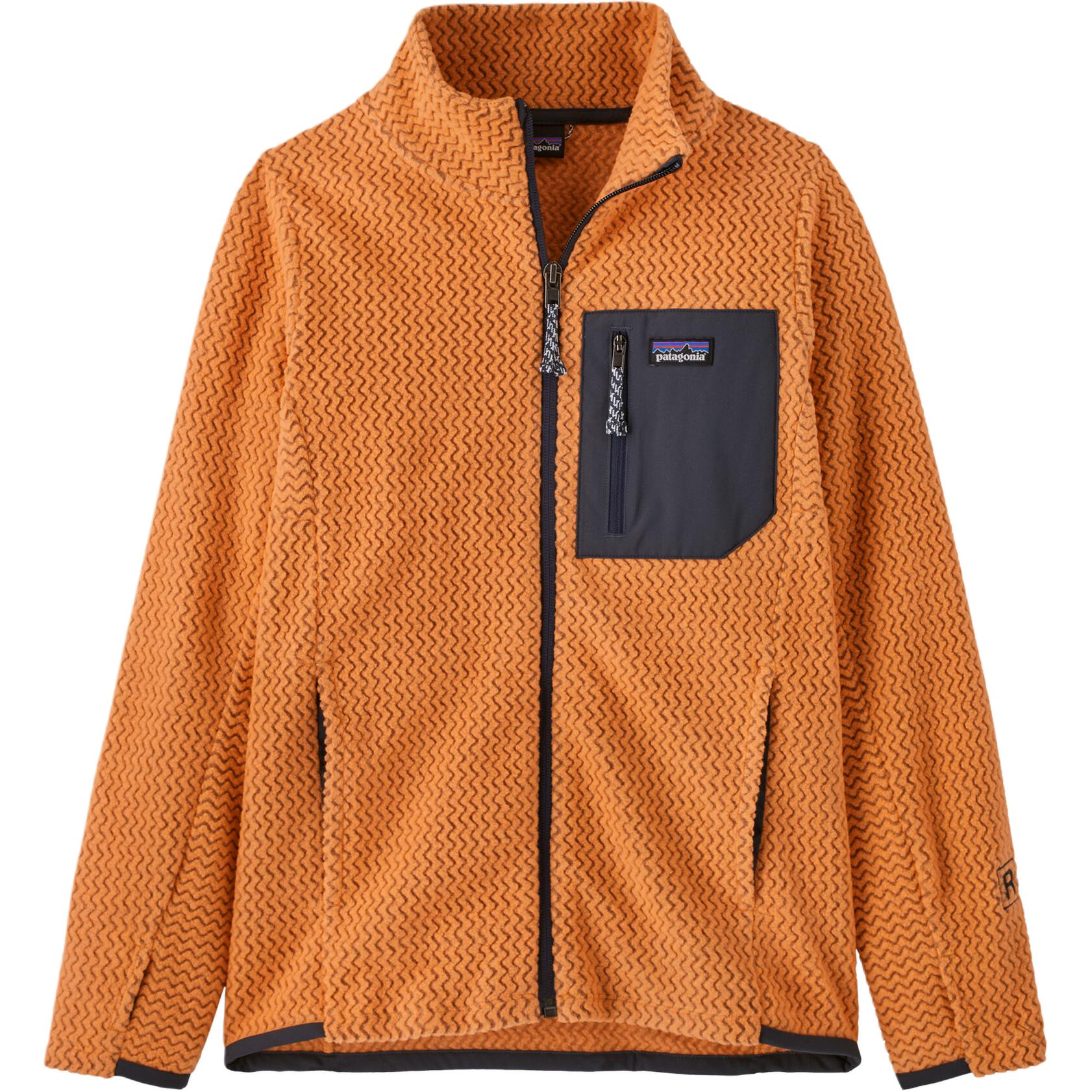 

Куртка R1 Air Full Zip для подростков Patagonia, оранжевый
