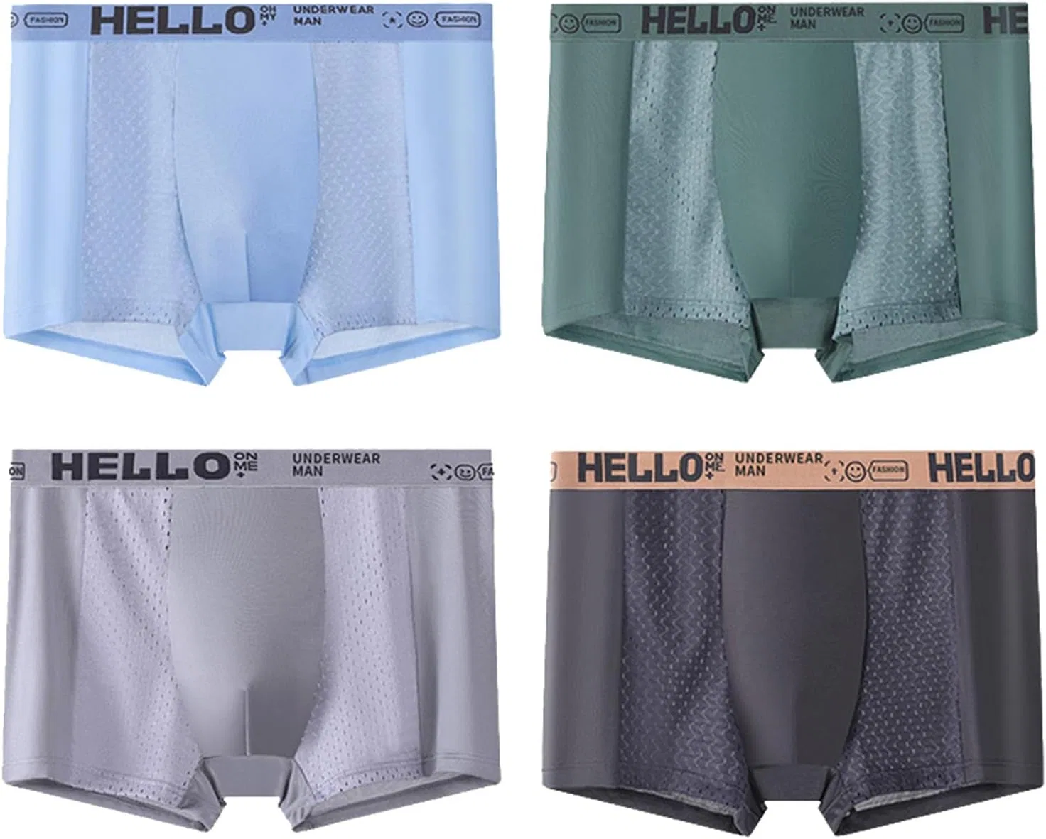 Боксеры, сетчатые, Mesh, 4pcs a