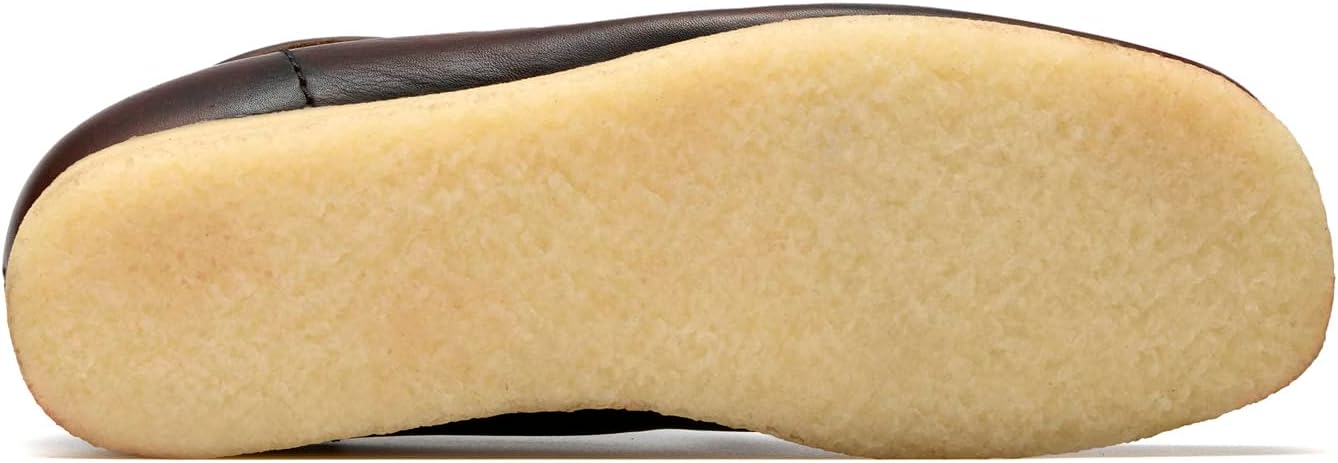 Ботинки Wallabee комбинации темно-коричневого цвета от CLARKS — фото 3
