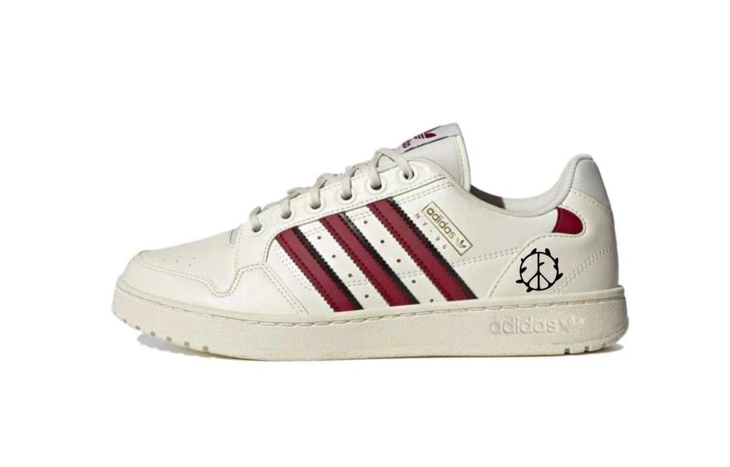 

Кроссовки adidas originals NY 90 Skateboarding Shoes Unisex Low-top Off-white/red/black, цвет Off White