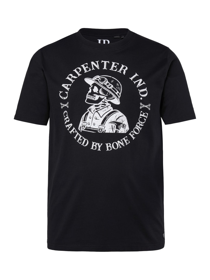 

Футболка с короткими рукавами черного цвета JP1880, Черный, Футболка с короткими рукавами черного цвета JP1880